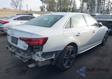 2018 Audi A4 2.0T Premium/2.0T Tech Premium from USA, damaged, VIN WAUENAF48JA134397